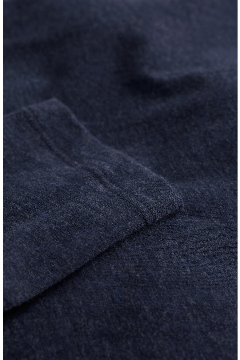 Landing Turtleneck Stretch Organic Cotton Top, Alternate, color, MARITIME