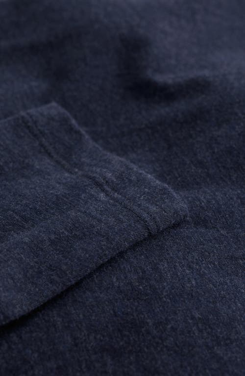 Seasalt Cornwall Landing Turtleneck Stretch Organic Cotton Top In Blue