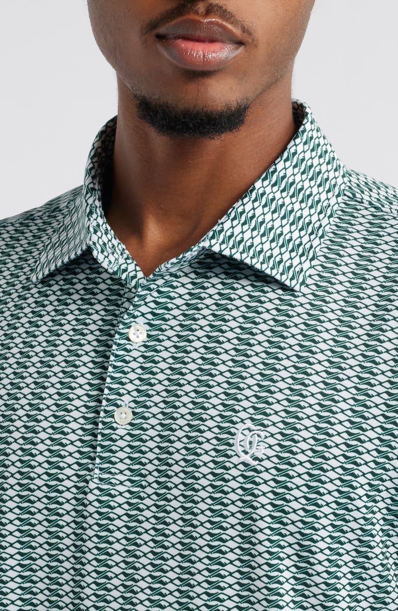Quiet Golf Monogram Waves Golf Polo, Alternate, color, 