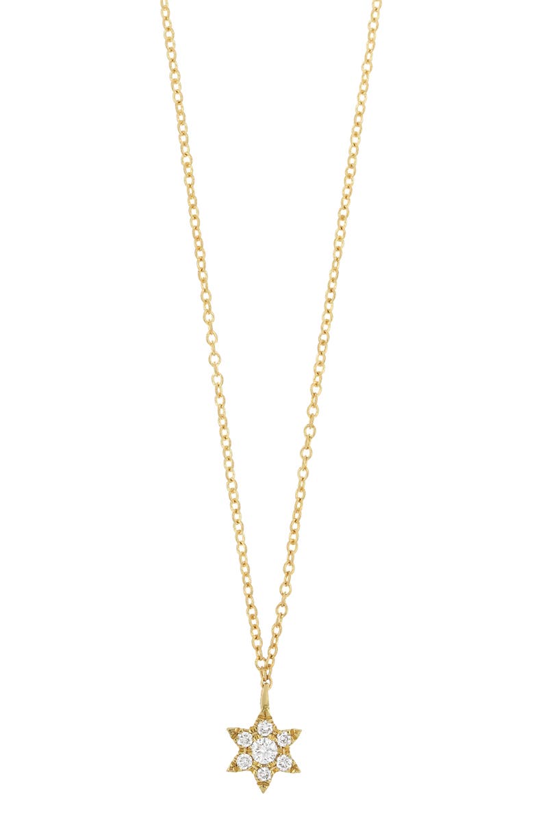 Bony Levy Bl Icon Diamond Star of David Pendant Necklace - 0.04ct., Main, color, 18K Yellow Gold