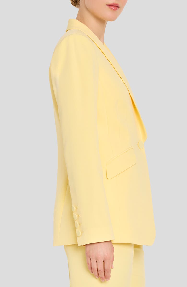 Tahari ASL Shawl Collar Jacket, Alternate, color, Buttercup