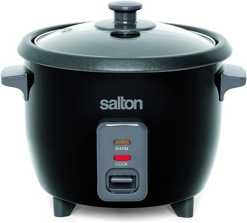Salton Automatic Rice Cooker 6 Cup In Black