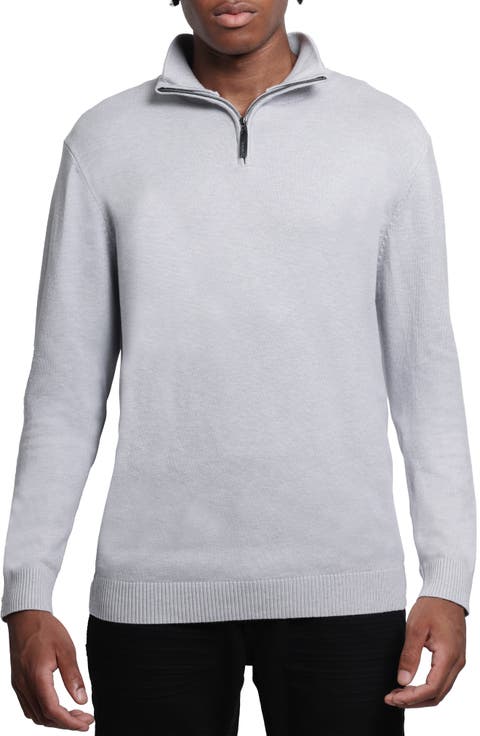 Quarter Zip Mock Neck Sweater