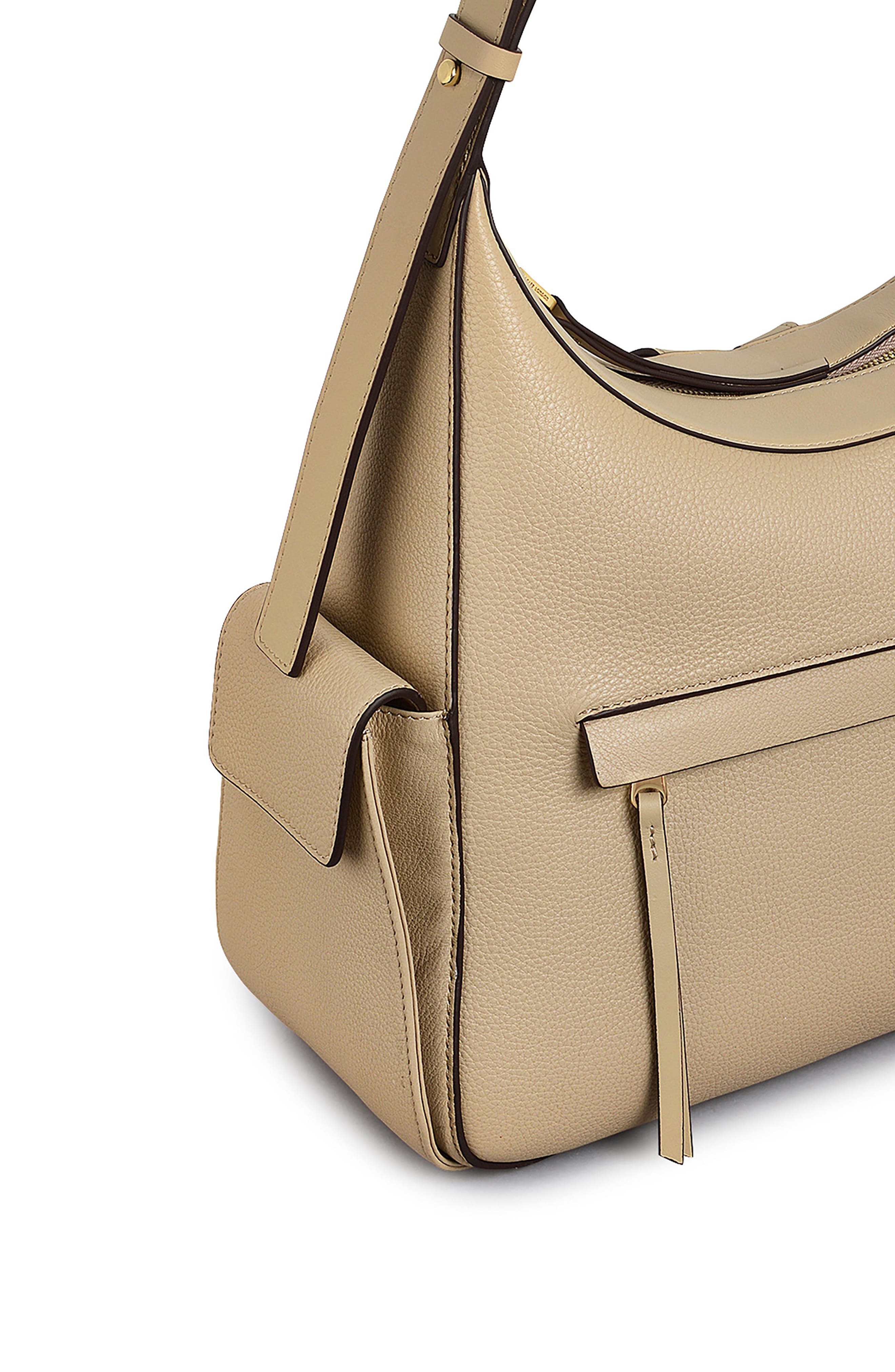Radley The Small Fitzrovia Leather Backpack, Alternate, color, Stone