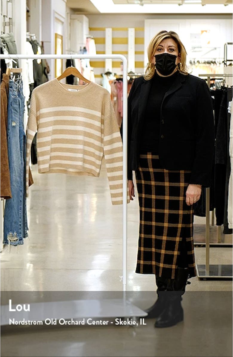 Stripe Cashmere Sweater, sales video thumbnail