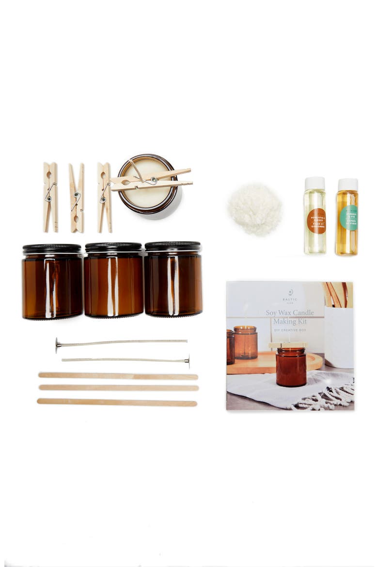 Soy Wax Candle Making Kit, Main, color, NO COLOR