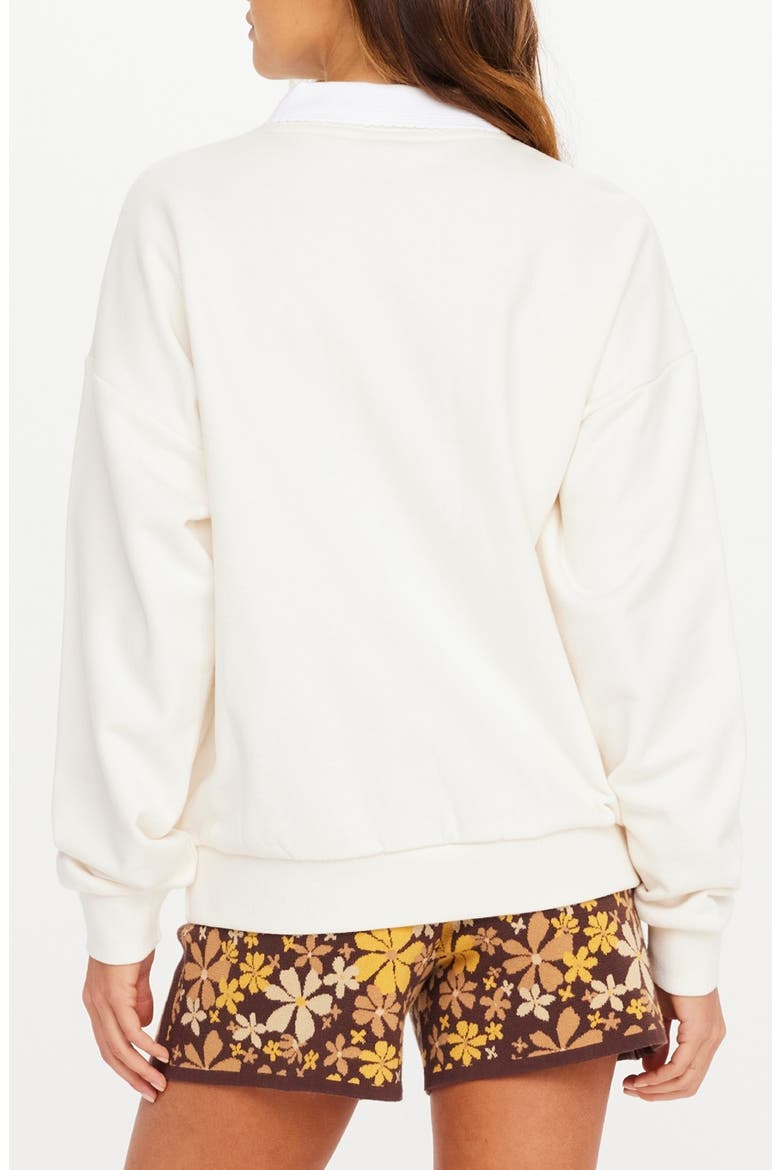 Pascal Collared Sweatshirt, Alternate, color, NATURAL