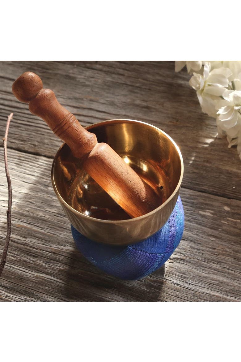 Namaste Singing Bowl, Alternate, color, Blue