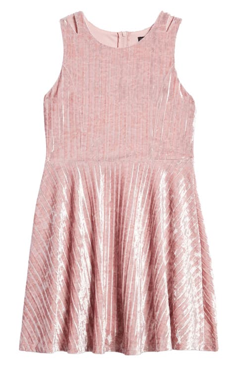 Kids' Velvet Rib Party Dress (Big Kid)
