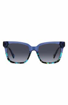 harlow gs 55mm gradient polarized square sunglasses