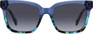 Kate Spade harlow gs 55mm gradient polarized square sunglasses