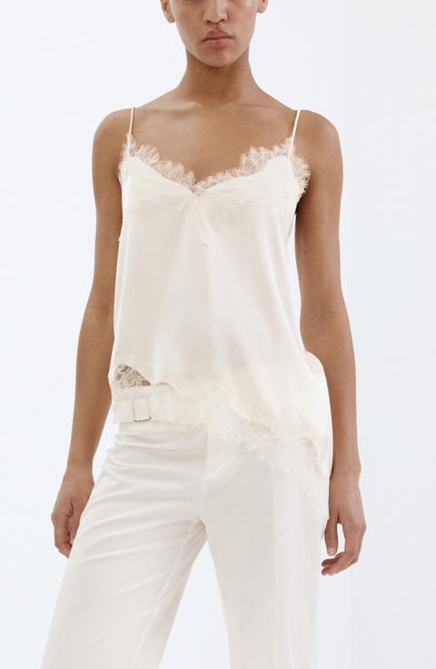 Asymmetrical Lace Lingerie Top