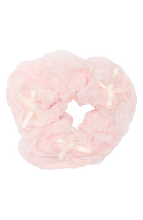 Chiffon Bow Scrunchie