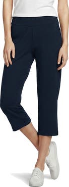 Lands' End Starfish Mid Rise Pull On Crop Pants