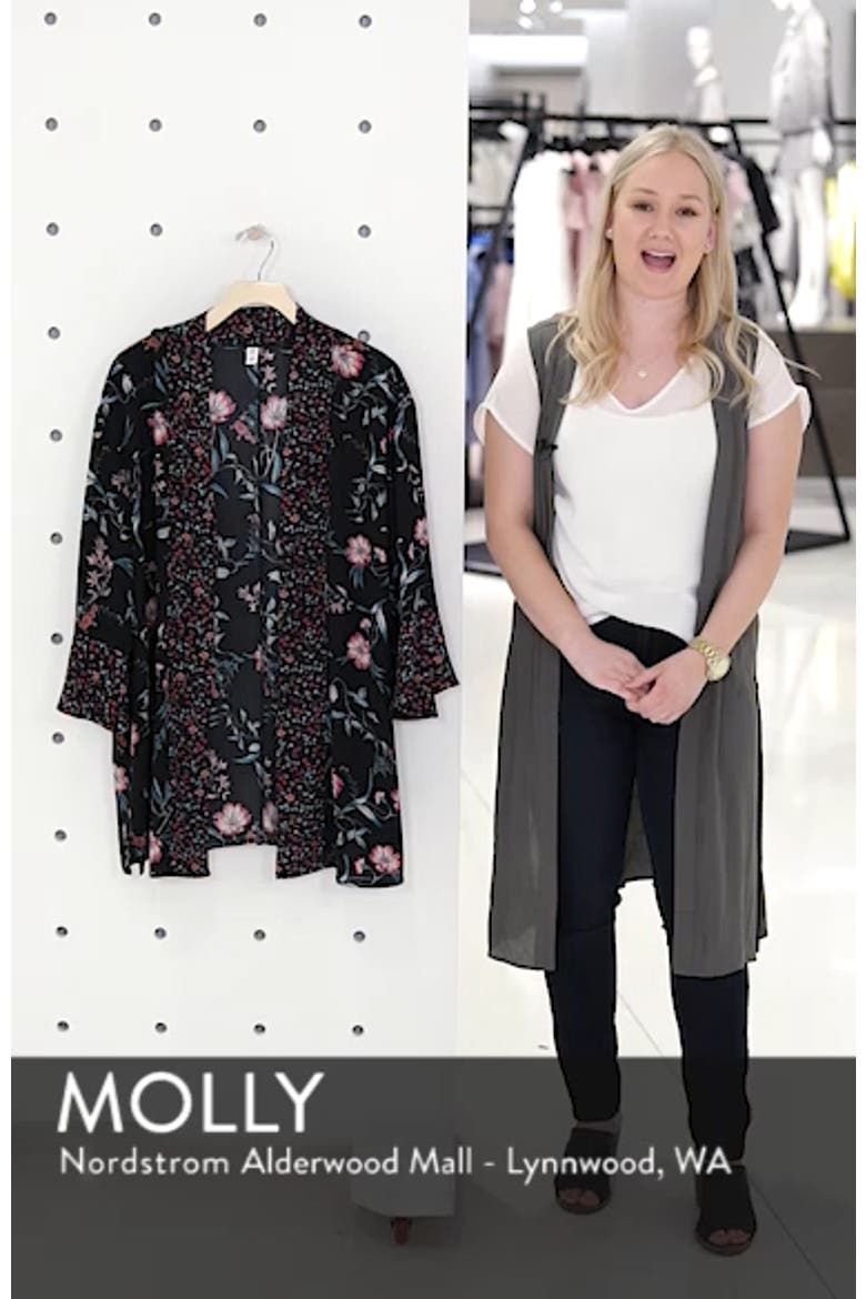 Mixed Floral Kimono video