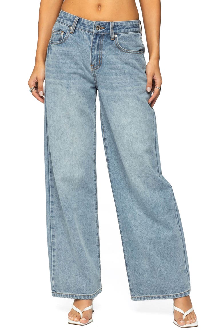 Ery Wide Leg Jeans, Main, color, LIGHT-BLUE
