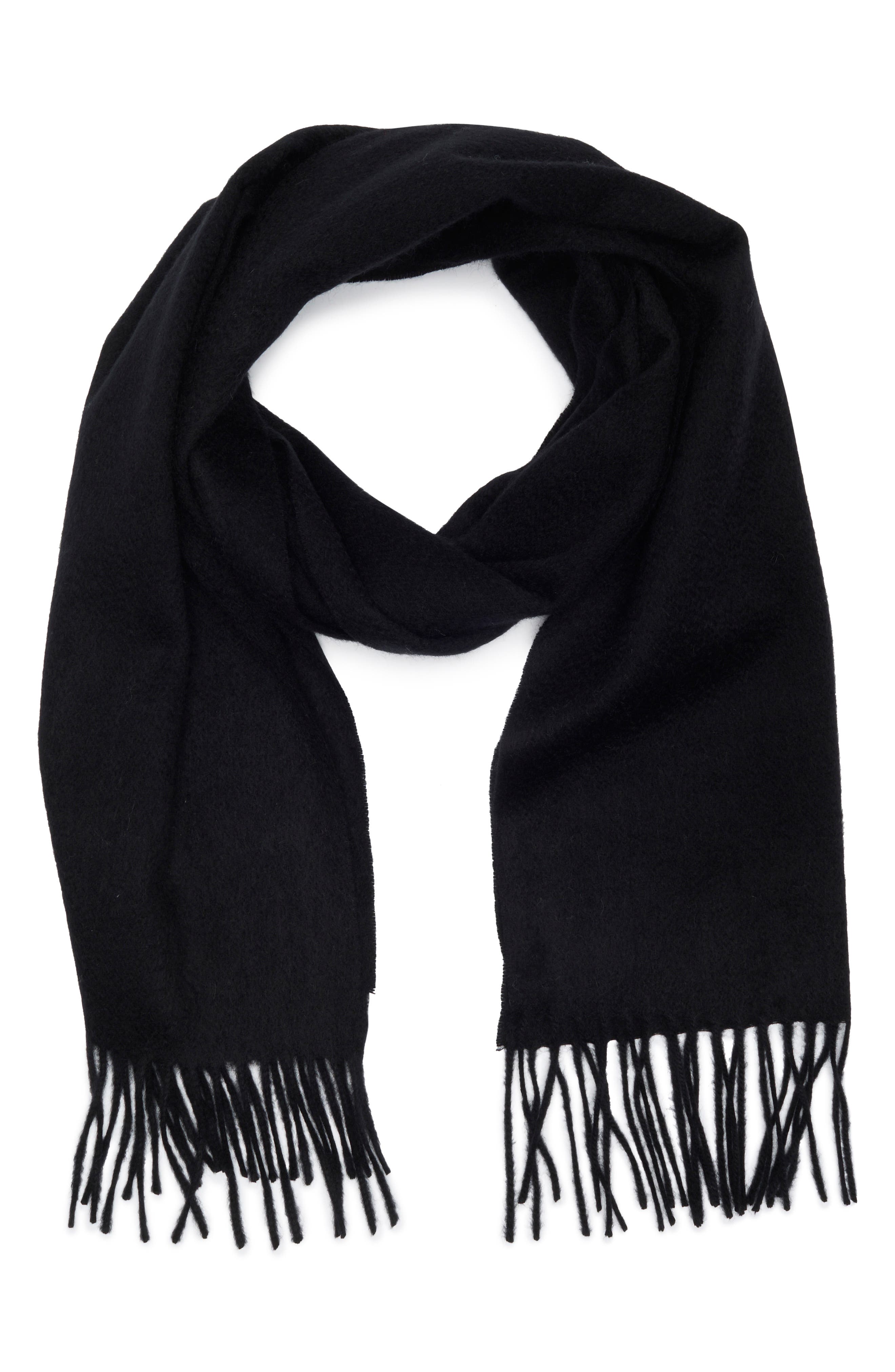 NORDSTROM RACK Men&#39;s Cashmere Fringe Scarf