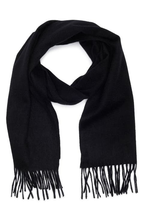 Men's Cashmere Fringe Scarf