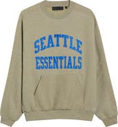Fear of God Essentials Seattle Seahawks 90s Relaxed Crewneck Sweatshirt