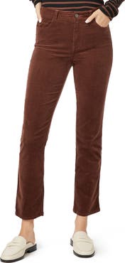 PAIGE Cindy High Waist Ankle Slim Straight Leg Corduroy Jeans
