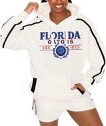 GAMEDAY COUTURE Women's Gameday Couture Cream Florida Gators Down, Set, Go Pullover Hoodie and Shorts Set