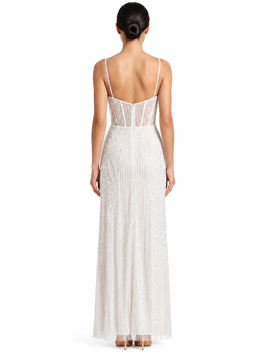 LARA New York Bridal Draped Corset Gown (Women) | Nordstrom