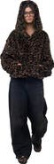 Gottex Beach Life The Leopard Fleece Hooded Coat