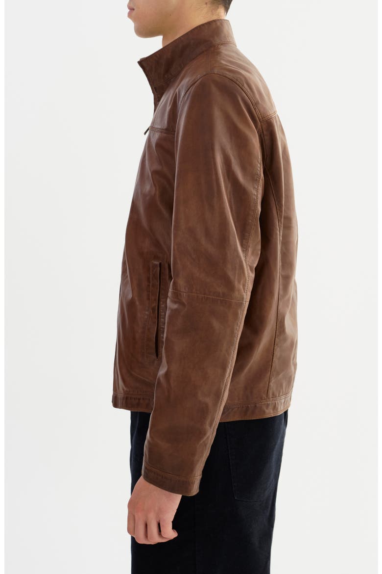Leather Jacket, Alternate, color, TAN