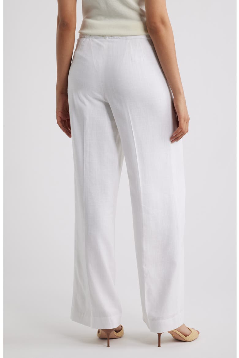 Wide Leg Pants, Alternate, color, WHITE