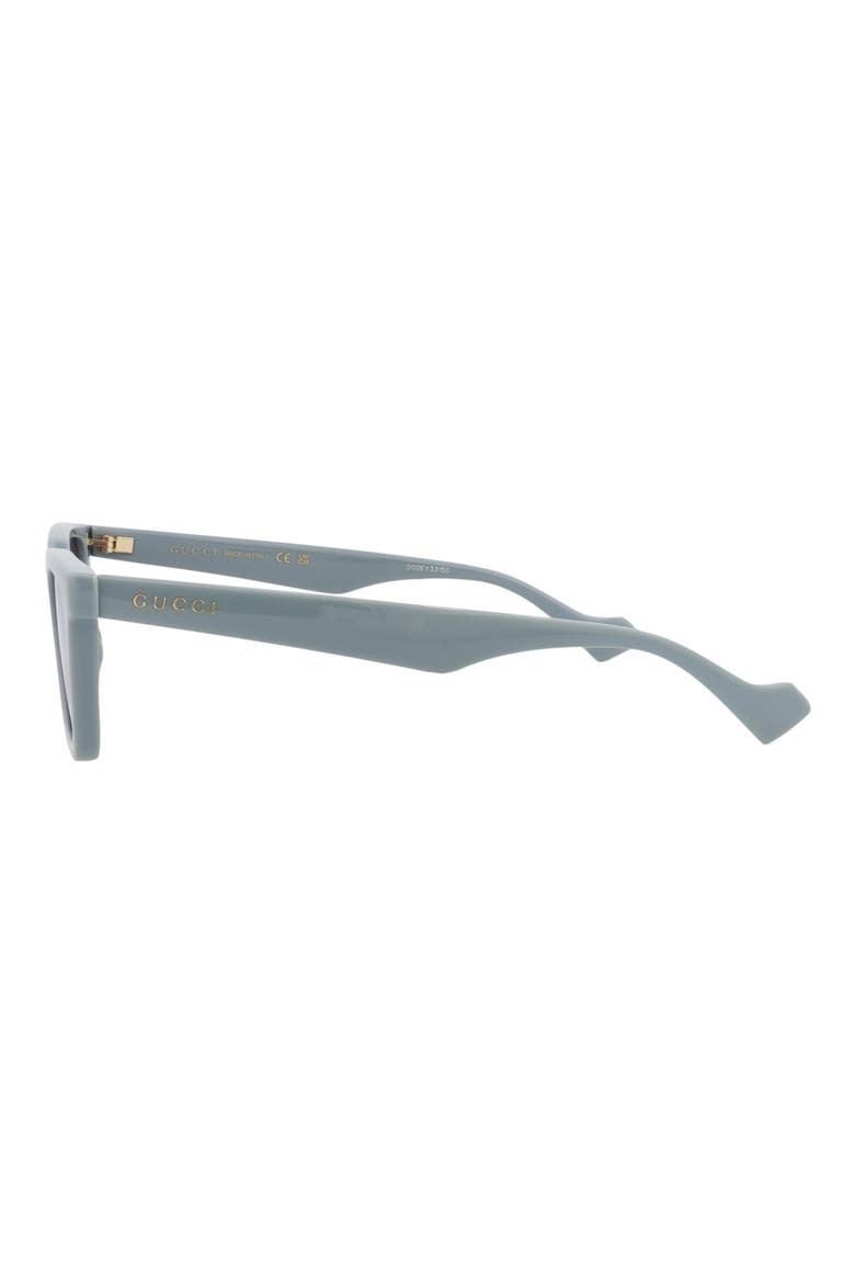 Core 55mm Rectangular Sunglasses, Alternate, color, LIGHT BLUE LIGHT BLUE VIOLET