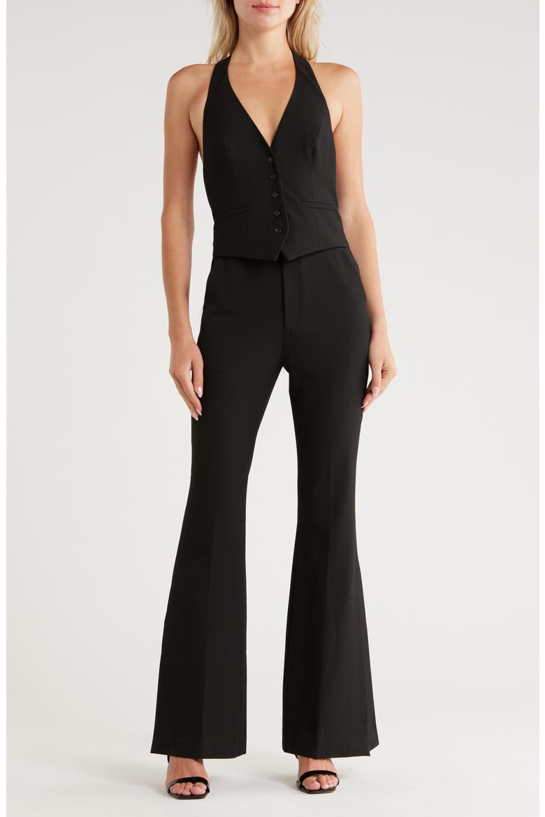 Woodson Halter Jumpsuit, Main, color, BLACK