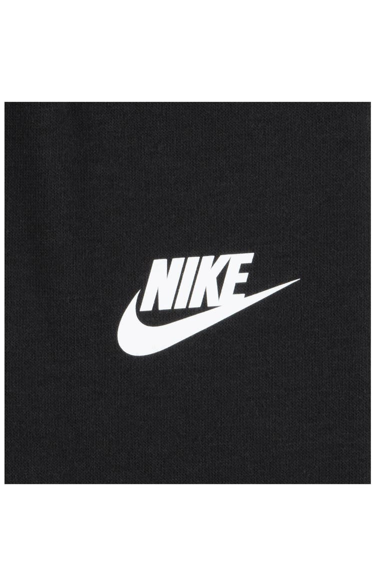 Just Do It Camo Fleece Sweatshirt & Joggers Set, Alternate, color, BLACK