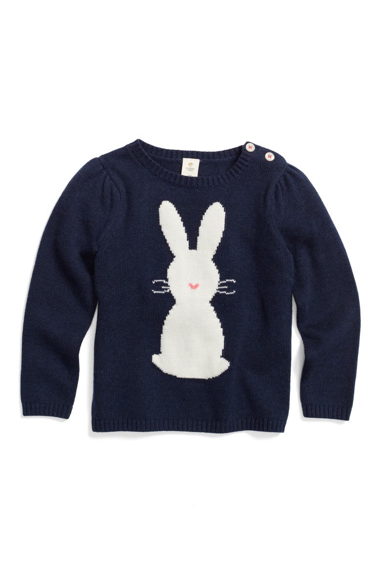 Bunny Sweater, Alternate, color, NAVY PEACOAT HEATHER BUNNY