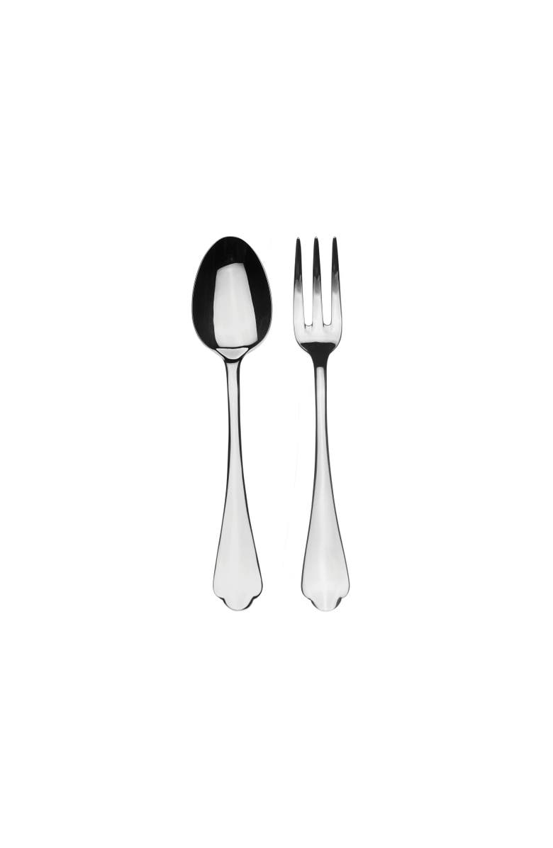 Mepra Dolce Vita Serving Set - 2 Pieces, Main, color, Silver