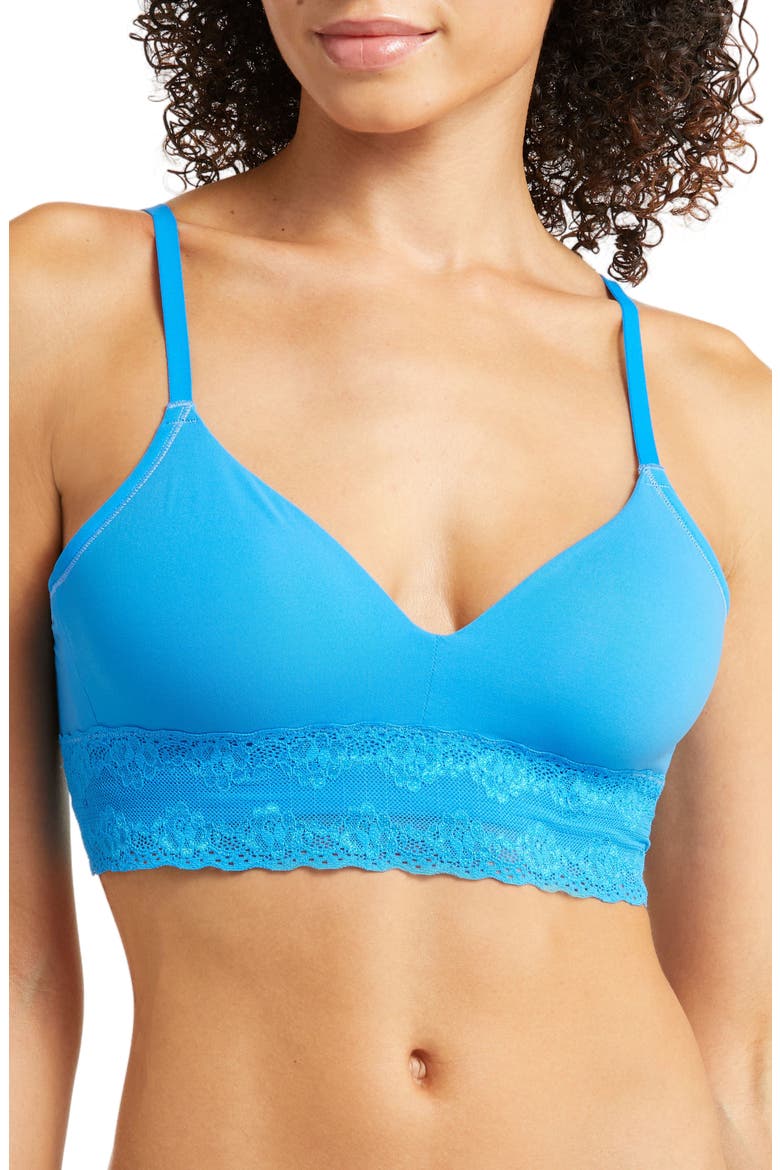 Bliss Perfection Contour Soft Cup Bralette, Main, color, BLUE LAPIS