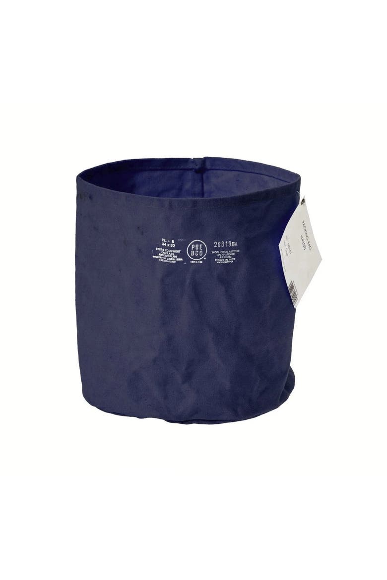 Canvas Pot Cover, Main, color, Navy Blue