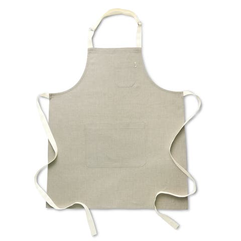 Linen Apron 32 x 27 in for Dining Table, Holiday and Everyday Table Decor - Classic Linen Apron