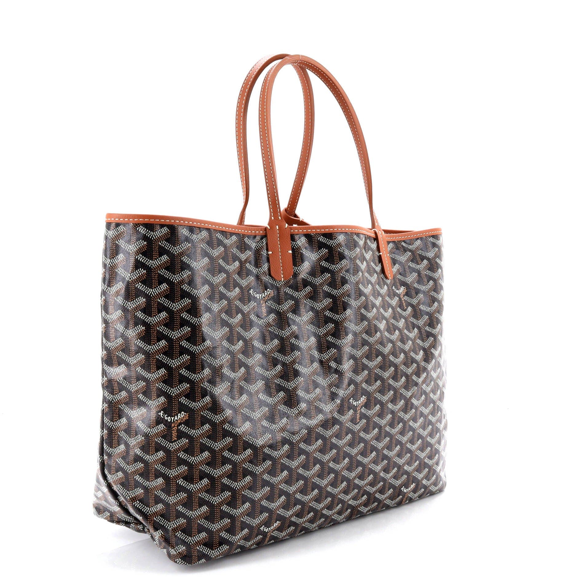 Pre-Owned Goyard Saint Louis Tote Coated Canvas PM, Alternate, color, 
