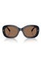  Blue Crystal / Solid Brown