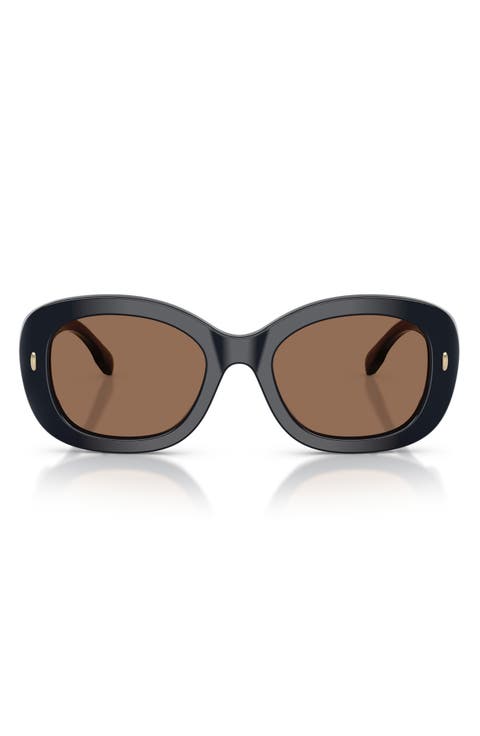 52mm Oval Sunglasses