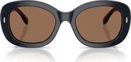 Tory Burch 52mm Oval Sunglasses