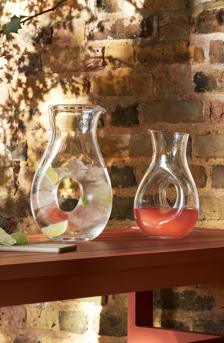 LSA Ono Glass Jug, Alternate, color, Clear