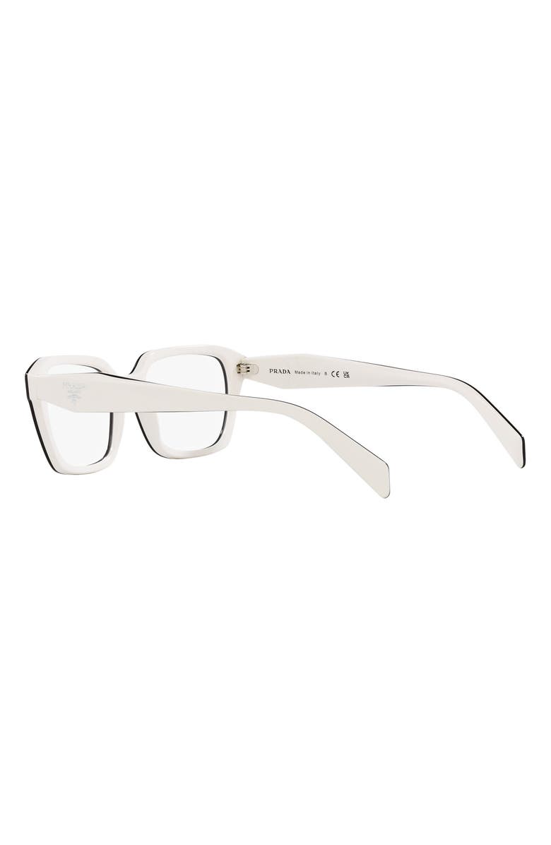 Prada 52mm Square Optical Glasses, Alternate, color,
