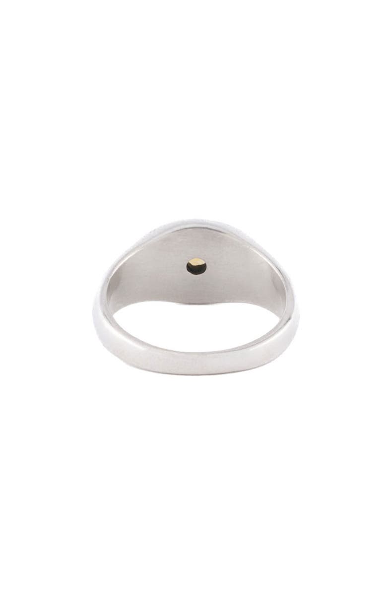 Serge DeNimes Helios Signet Ring, Alternate, color, Silver