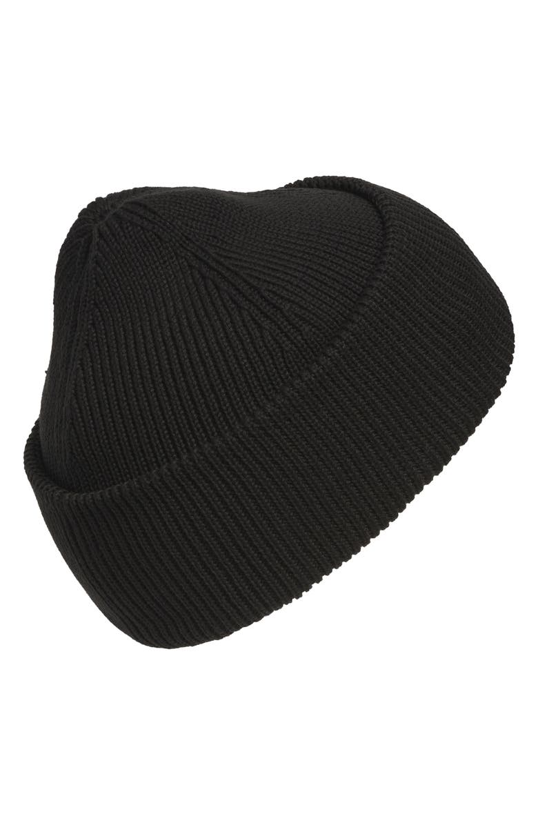 AGRON Premium Cuff Fold Beanie, Alternate, color, Black/ White