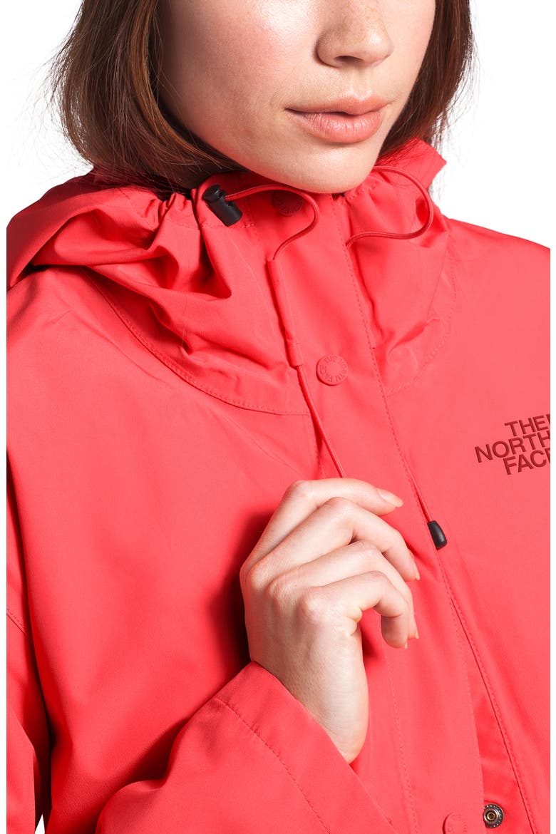 Woodmont Waterproof Hooded Rain Jacket, Alternate, color, CAYENNE RED
