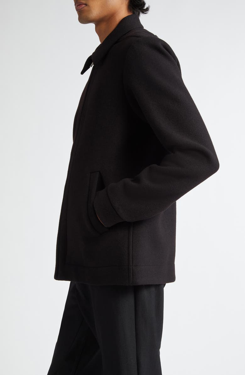 Rick Owens Brad Wool Jacket, Alternate, color, Black