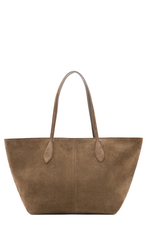 Suede Shopper Bag