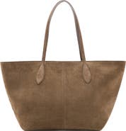 MANGO Suede Shopper Bag