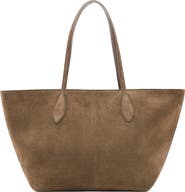 MANGO Suede Shopper Bag